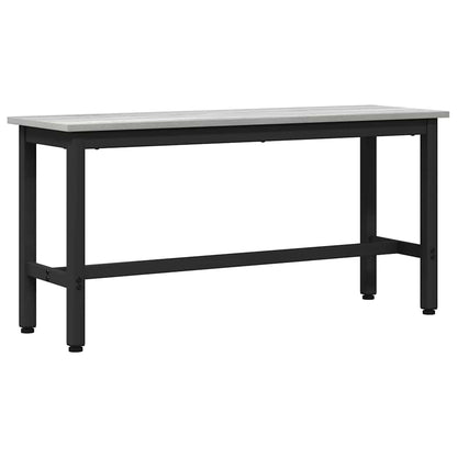 Dining Bench 2 pcs Grey Sonoma 100 x 32.5 x 48.5 cm