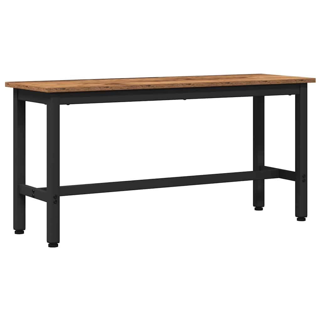 Dining Bench 2 pcs Old Wood 100 x 32.5 x 48.5 cm