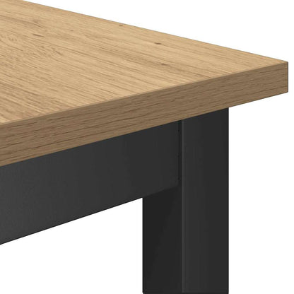 Dining Bench 2 pcs Artisan Oak 100 x 32.5 x 48.5 cm