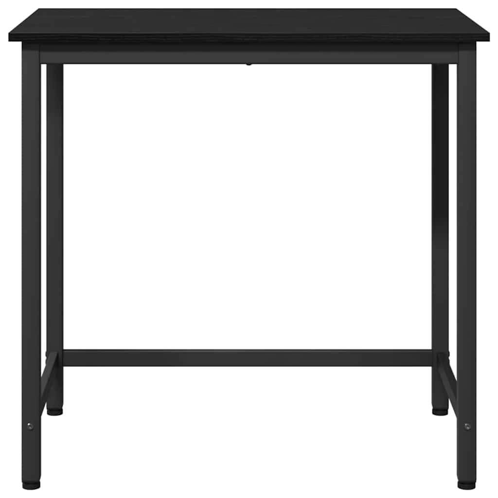 Table Black Oak 100 x 50 x 76.5 cm Engineered Wood and Steel