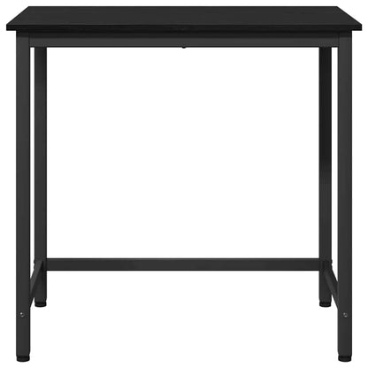 Table Black Oak 100 x 50 x 76.5 cm Engineered Wood and Steel