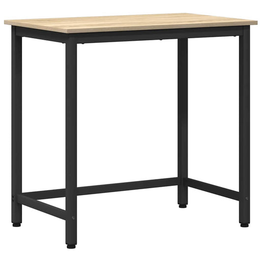 Table Sonoma Oak 100 x 50 x 76.5 cm Engineered Wood and Steel