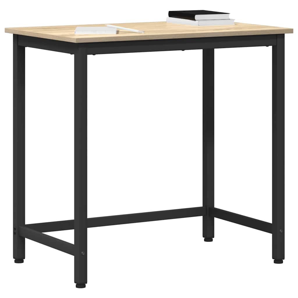 Table Sonoma Oak 100 x 50 x 76.5 cm Engineered Wood and Steel