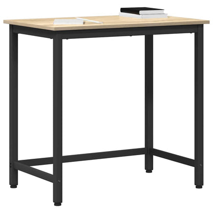 Table Sonoma Oak 100 x 50 x 76.5 cm Engineered Wood and Steel