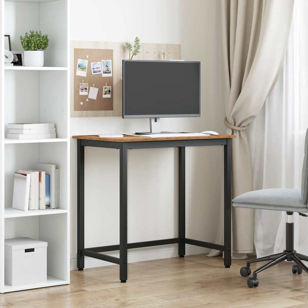 Table Old Wood 100 x 50 x 76.5 cm Engineered Wood and Steel