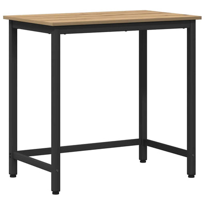 Table Artisan Oak Engineered Wood and Steel 100 x 50 x 76.5 cm
