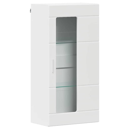 Wooden Cabinet White Engineered Wood