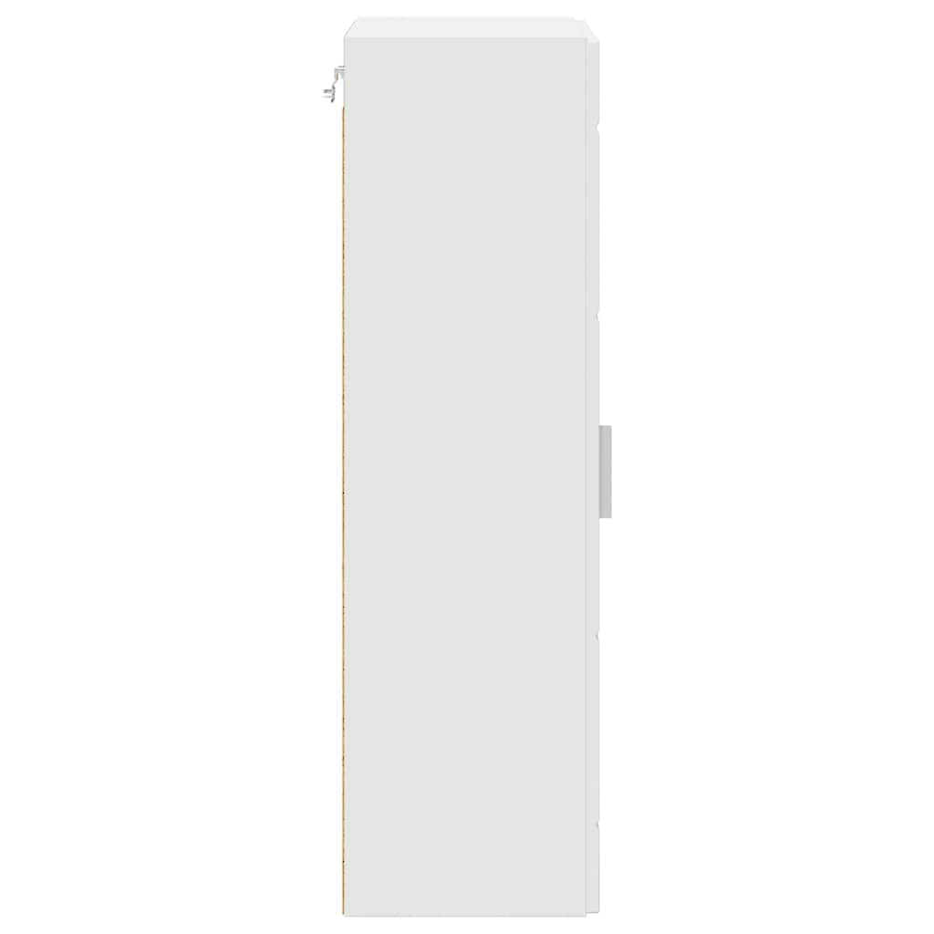 Wooden Cabinet White 50 x 29 x 100 cm Engineered Wood