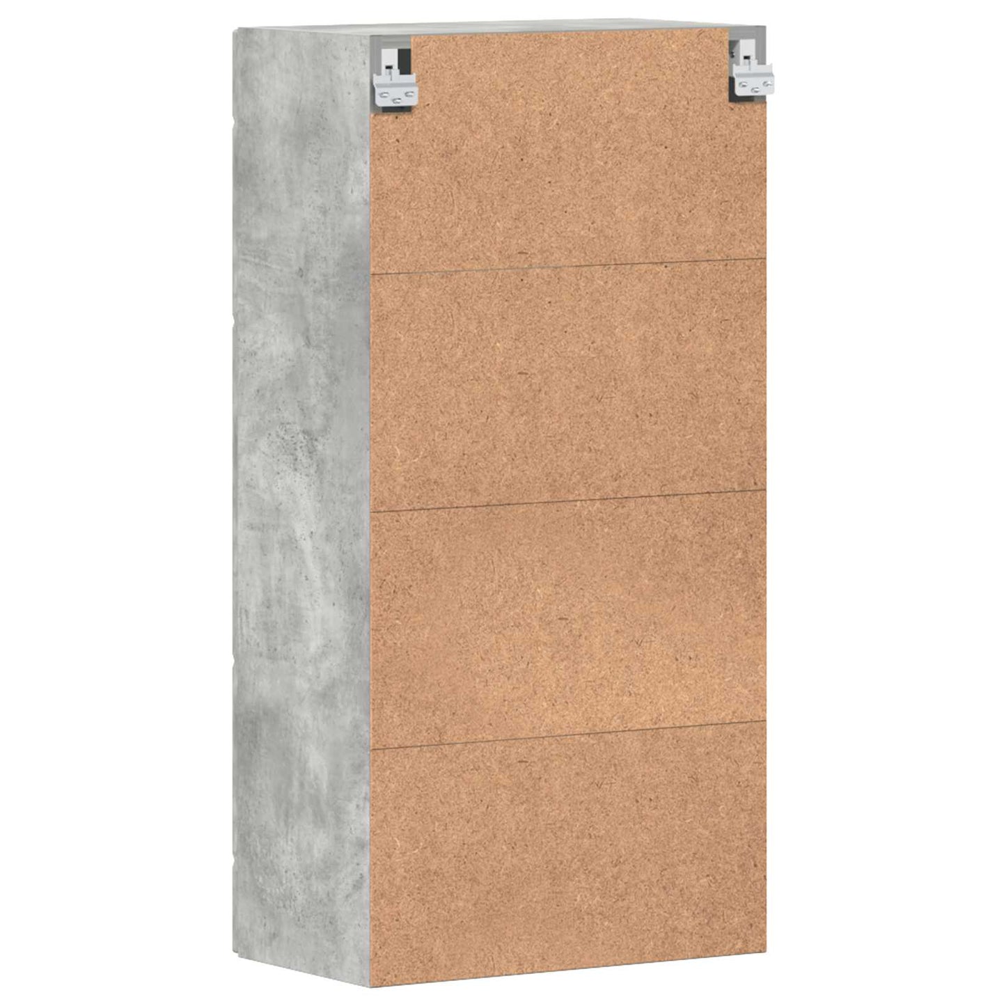 Wooden Cabinet Concrete Grey Engineered Wood
