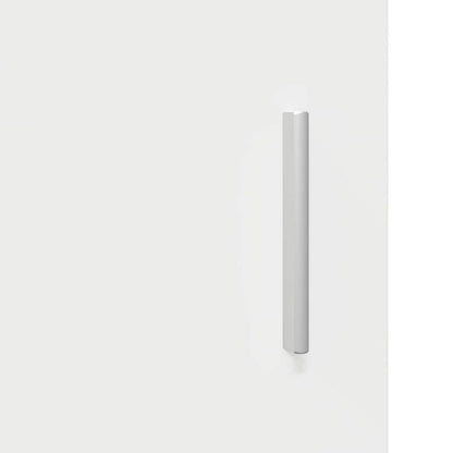 Wooden Cabinet with Storage High Gloss White 50 x 29 x 100 cm