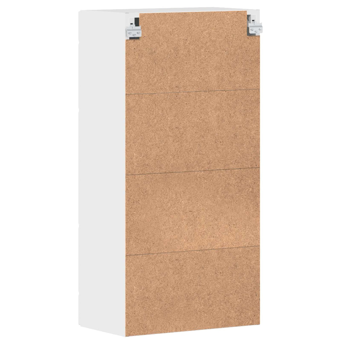 Wooden Cabinet High Gloss White Engineered Wood