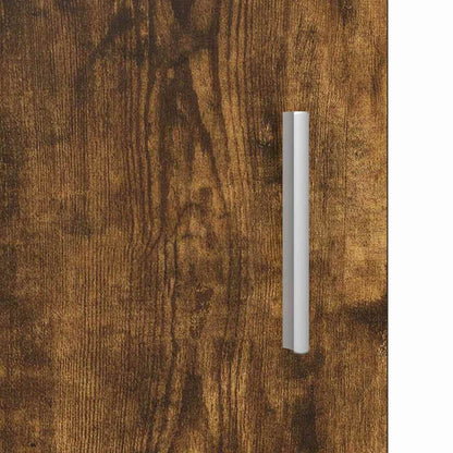 Wooden Cabinet Smoked Oak 50 x 29 x 100 cm Engineered Wood