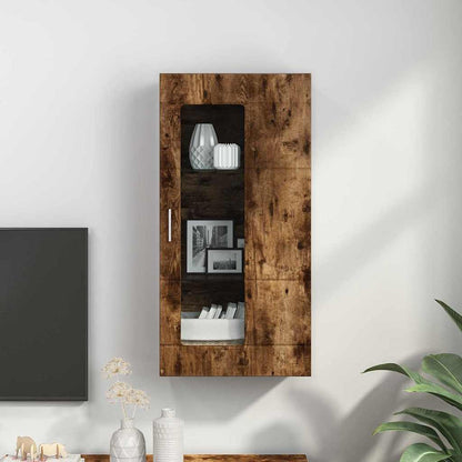 Wooden Cabinet Smoked Oak 50 x 29 x 100 cm Engineered Wood