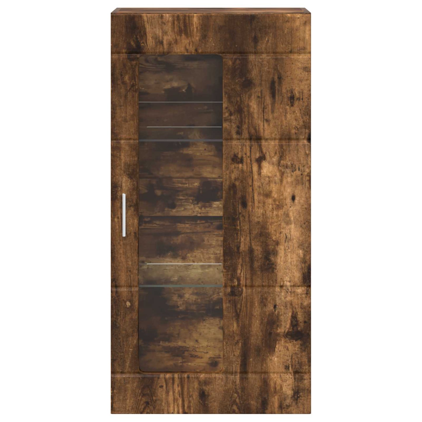 Wooden Cabinet Smoked Oak Engineered Wood