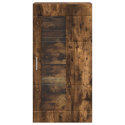 Wooden Cabinet Smoked Oak Engineered Wood
