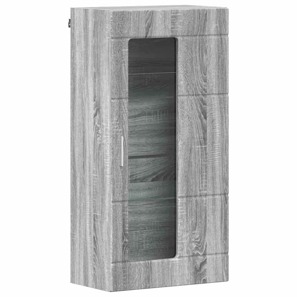 Wooden Cabinet Grey Sonoma 50 x 29 x 100 cm Engineered Wood