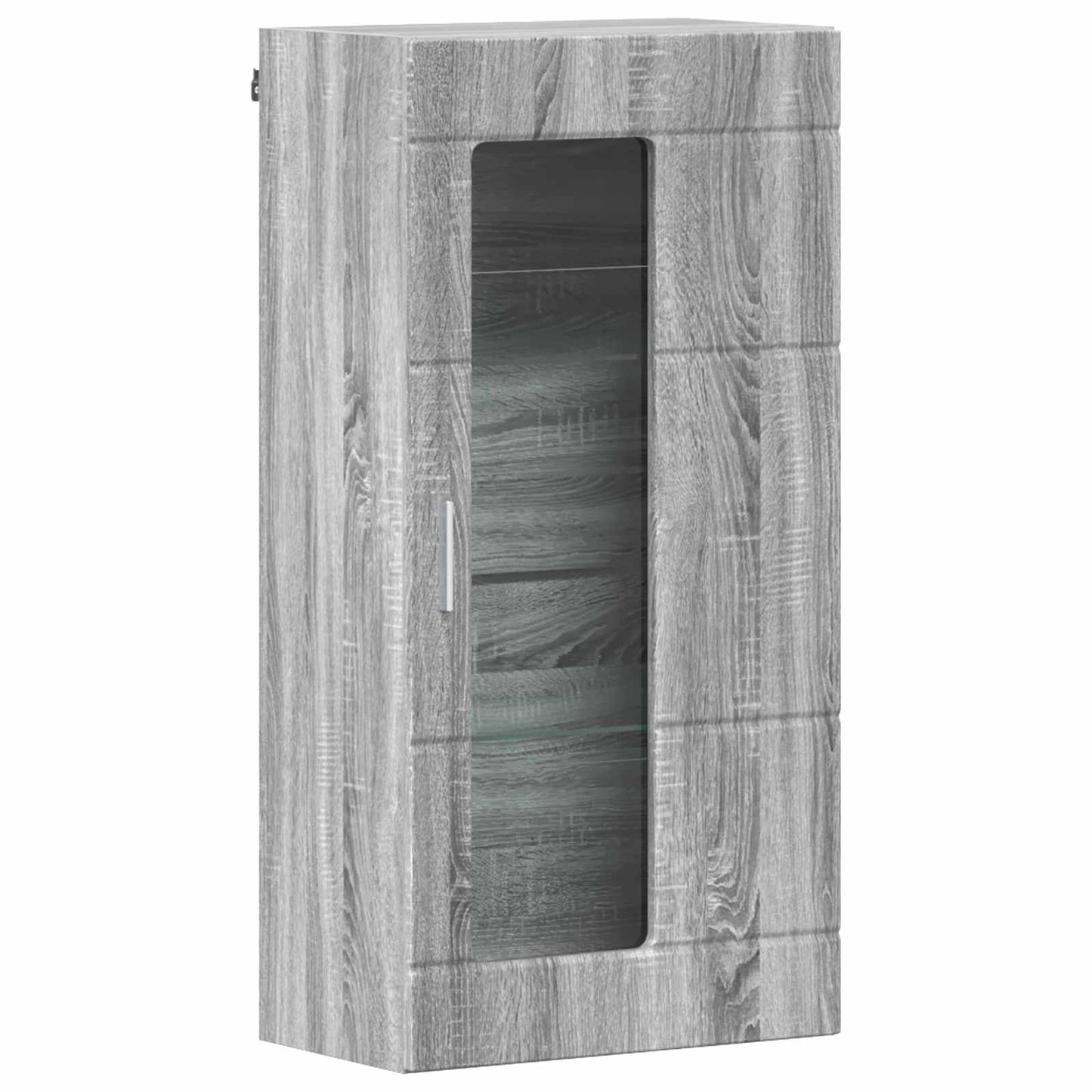 Wooden Cabinet Grey Sonoma Engineered Wood