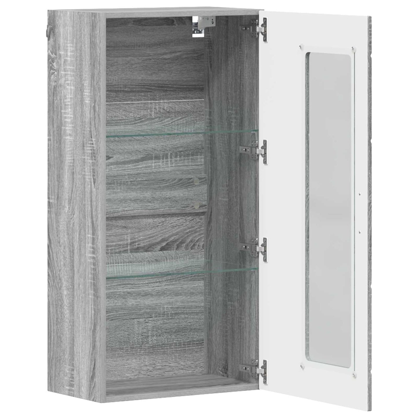 Wooden Cabinet Grey Sonoma Engineered Wood