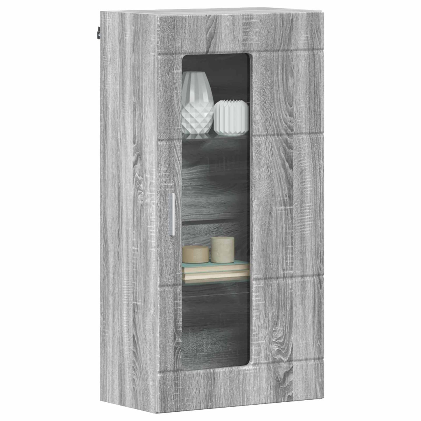 Wooden Cabinet Grey Sonoma Engineered Wood