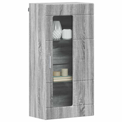 Wooden Cabinet Grey Sonoma Engineered Wood