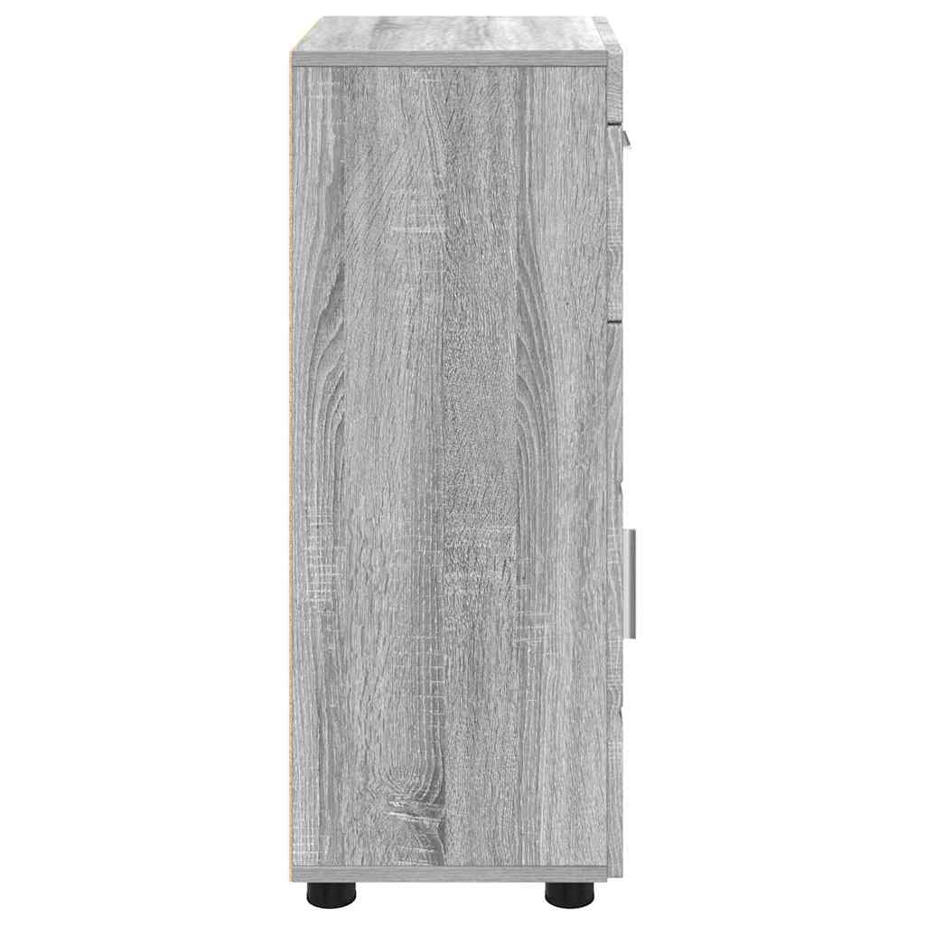 Wooden Cabinet Grey Sonoma 50 x 29 x 100 cm Engineered Wood
