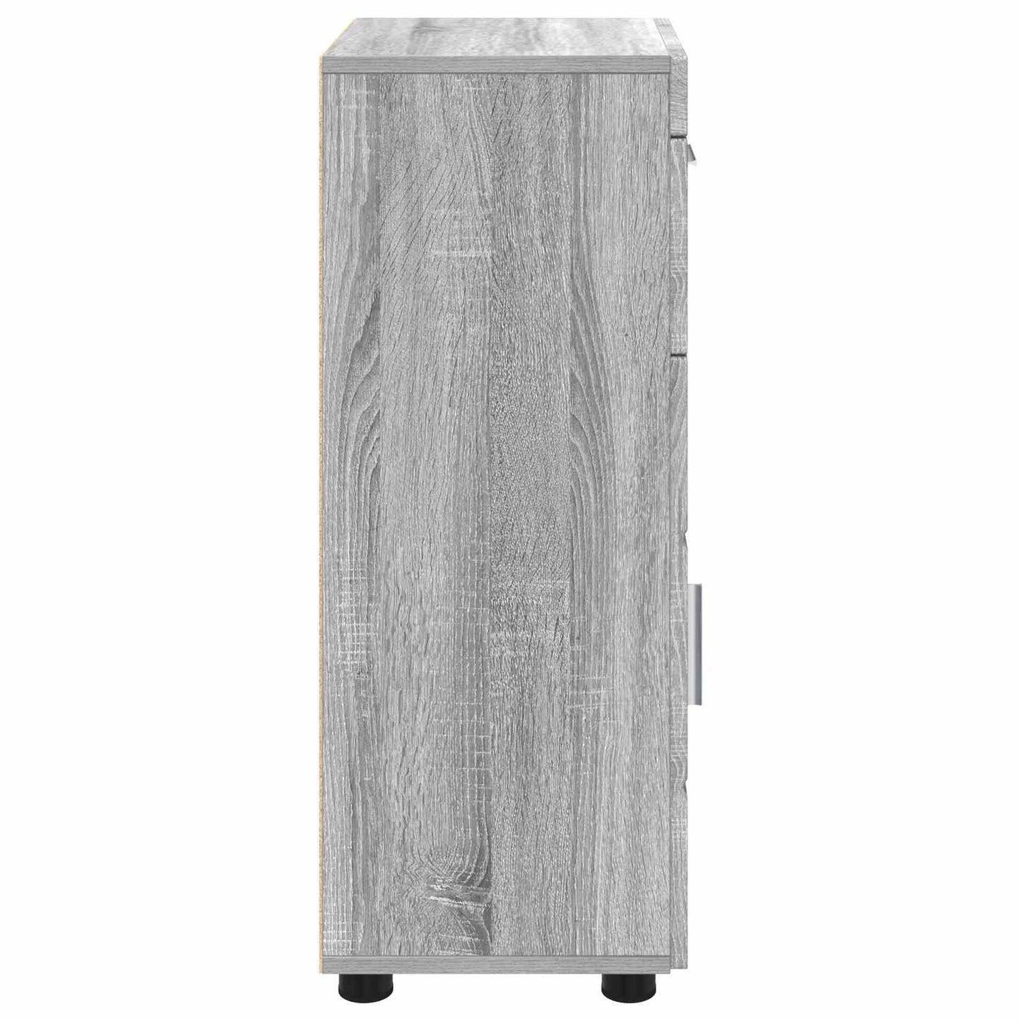 Wooden Cabinet Grey Sonoma Engineered Wood