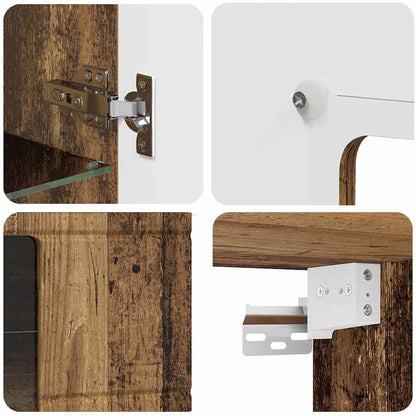Wooden Cabinet Old Wood 50 x 29 x 100 cm Engineered Wood