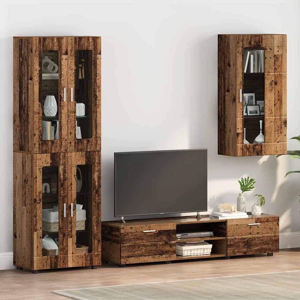 Wooden Cabinet Old Wood 50 x 29 x 100 cm Engineered Wood