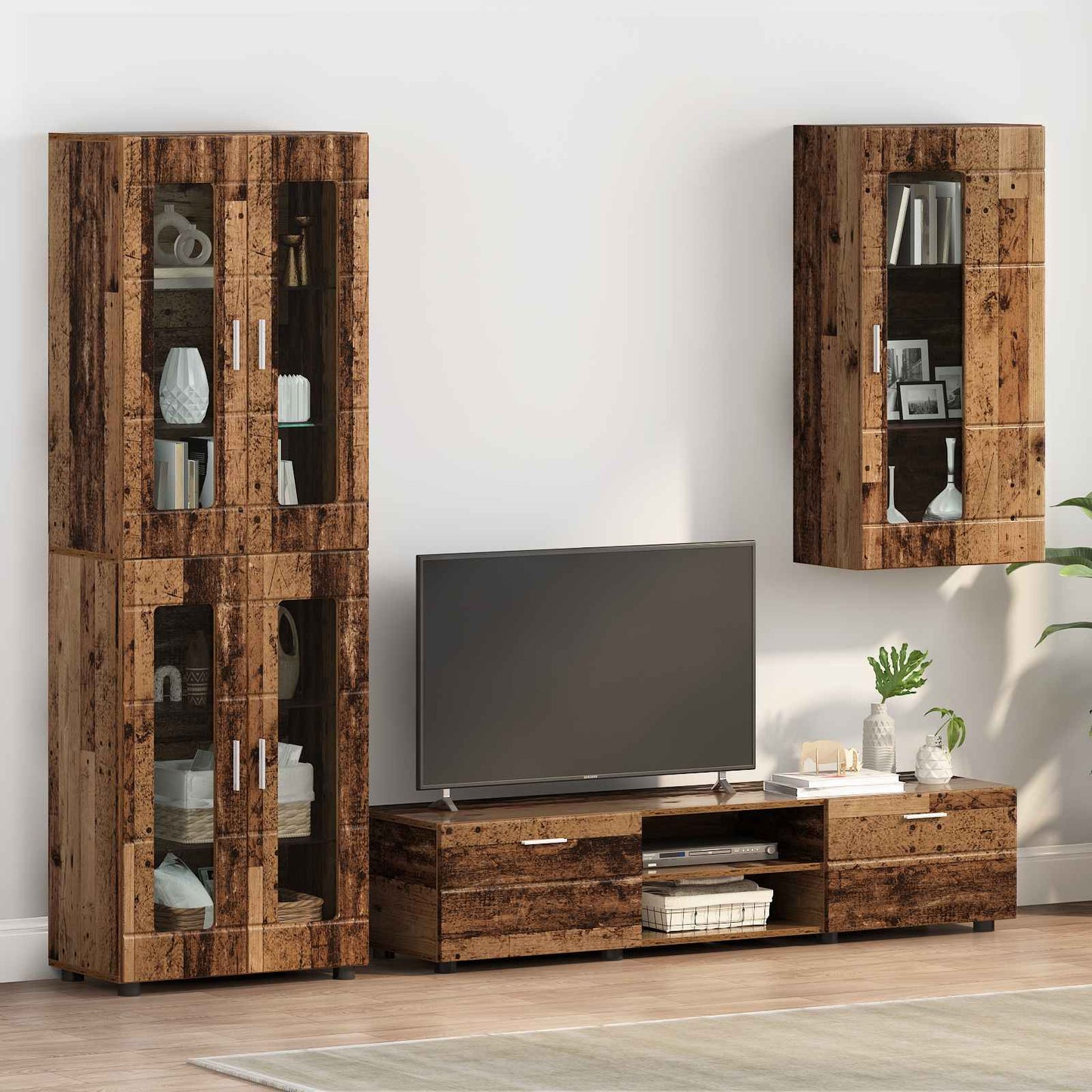 Wooden Cabinet Old Wood Engineered Wood