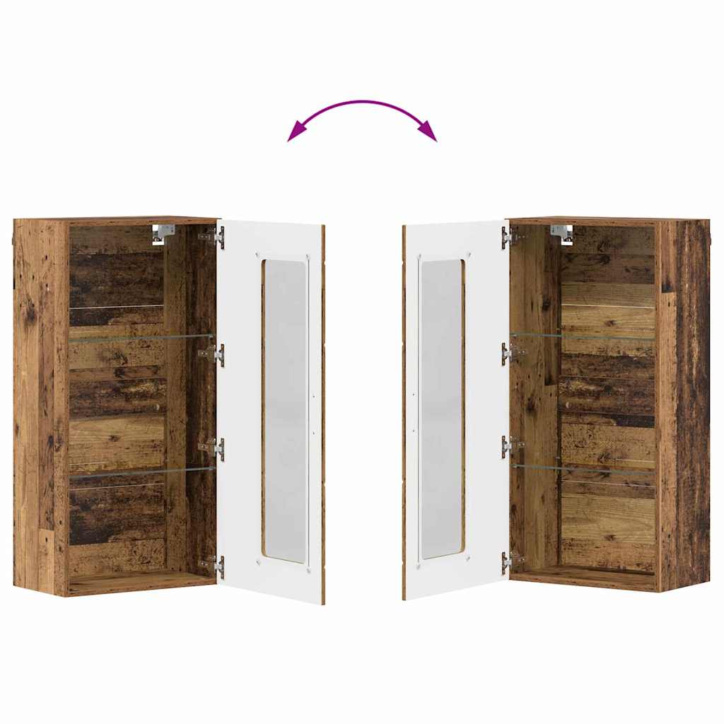 Wooden Cabinet Old Wood 50 x 29 x 100 cm Engineered Wood