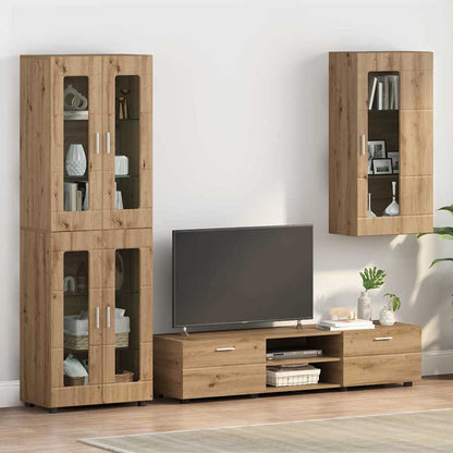 Wooden Cabinet Artisan Oak 50 x 29 x 100 cm Engineered Wood