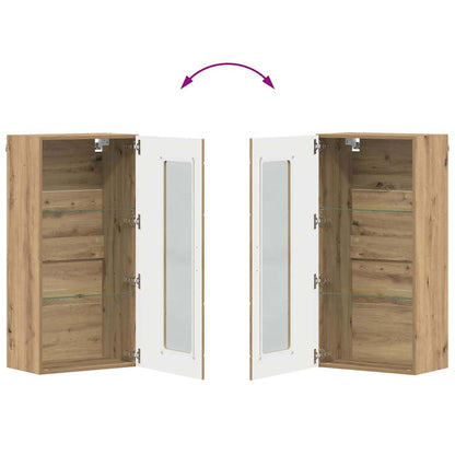 Wooden Cabinet Artisan Oak 50 x 29 x 100 cm Engineered Wood