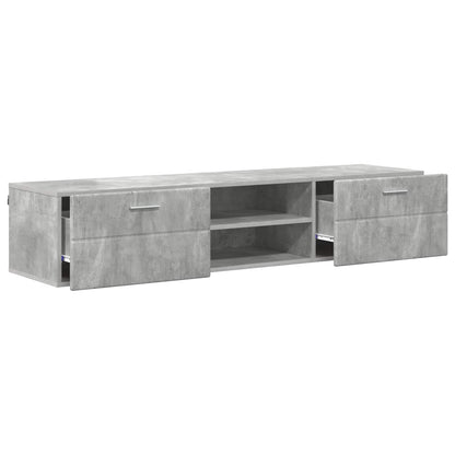 Wooden Cabinet with Drawer High Gloss White 150 x 39 x 30 cm