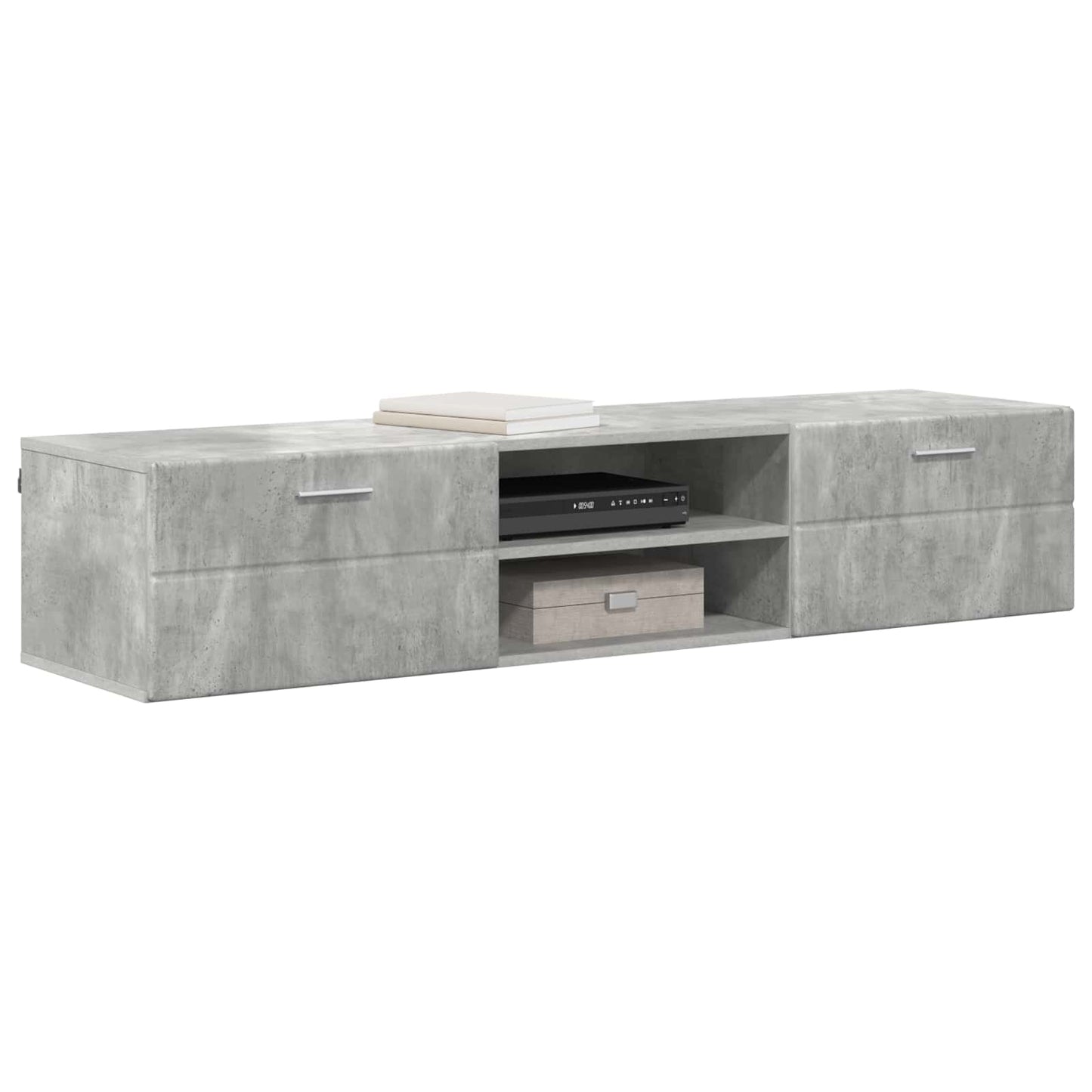 Wooden Cabinet with Drawer High Gloss White 150 x 39 x 30 cm