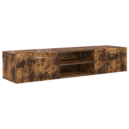 Wooden Cabinet Smoked Oak 150 x 39 x 30 cm Engineered Wood