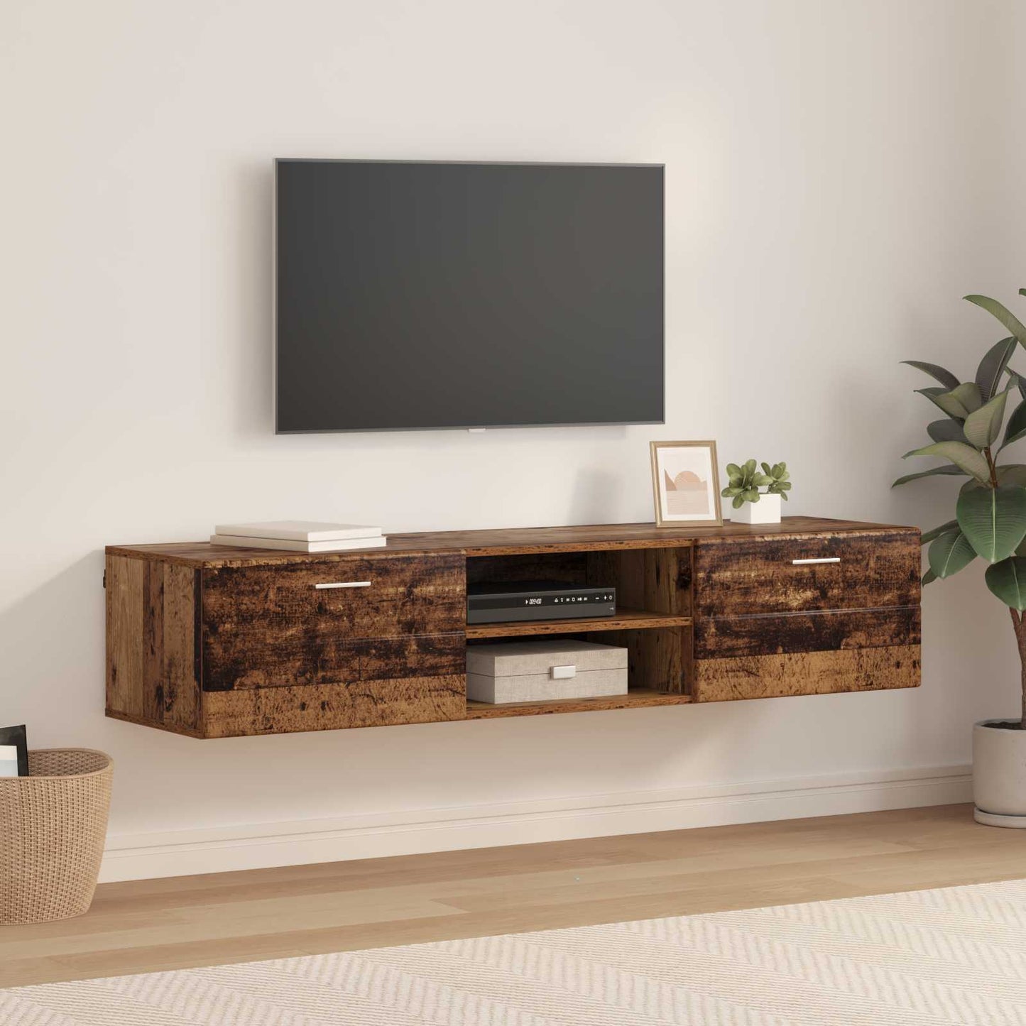 Wooden Cabinet Old Wood 150 x 39 x 30 cm Engineered Wood