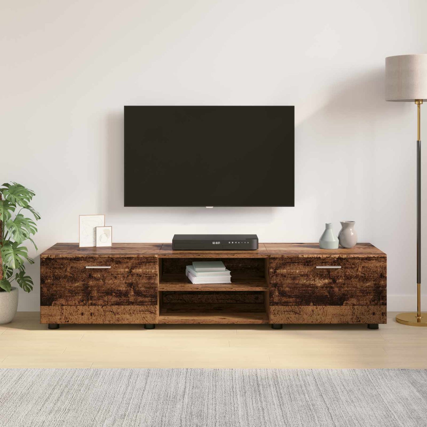Wooden Cabinet Old Wood 150 x 39 x 30 cm Engineered Wood