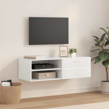Wooden Cabinet Concrete Grey 100.5 x 39 x 30 cm Engineered Wood