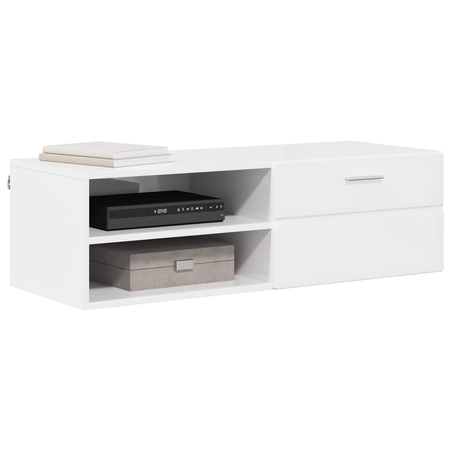 Wooden Cabinet Concrete Grey 100.5 x 39 x 30 cm Engineered Wood