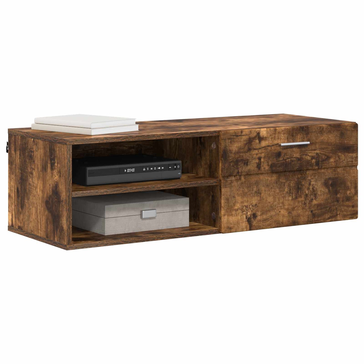 Wooden Cabinet Smoked Oak 100.5 x 39 x 30 cm Engineered Wood
