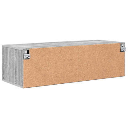 Wooden Cabinet Grey Sonoma 100.5 x 39 x 30 cm Engineered Wood