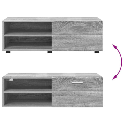 Wooden Cabinet Grey Sonoma 100.5 x 39 x 30 cm Engineered Wood
