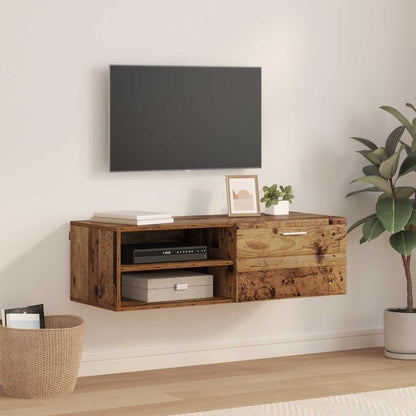 Wooden Cabinet Old Wood 100.5 x 39 x 30 cm Engineered Wood