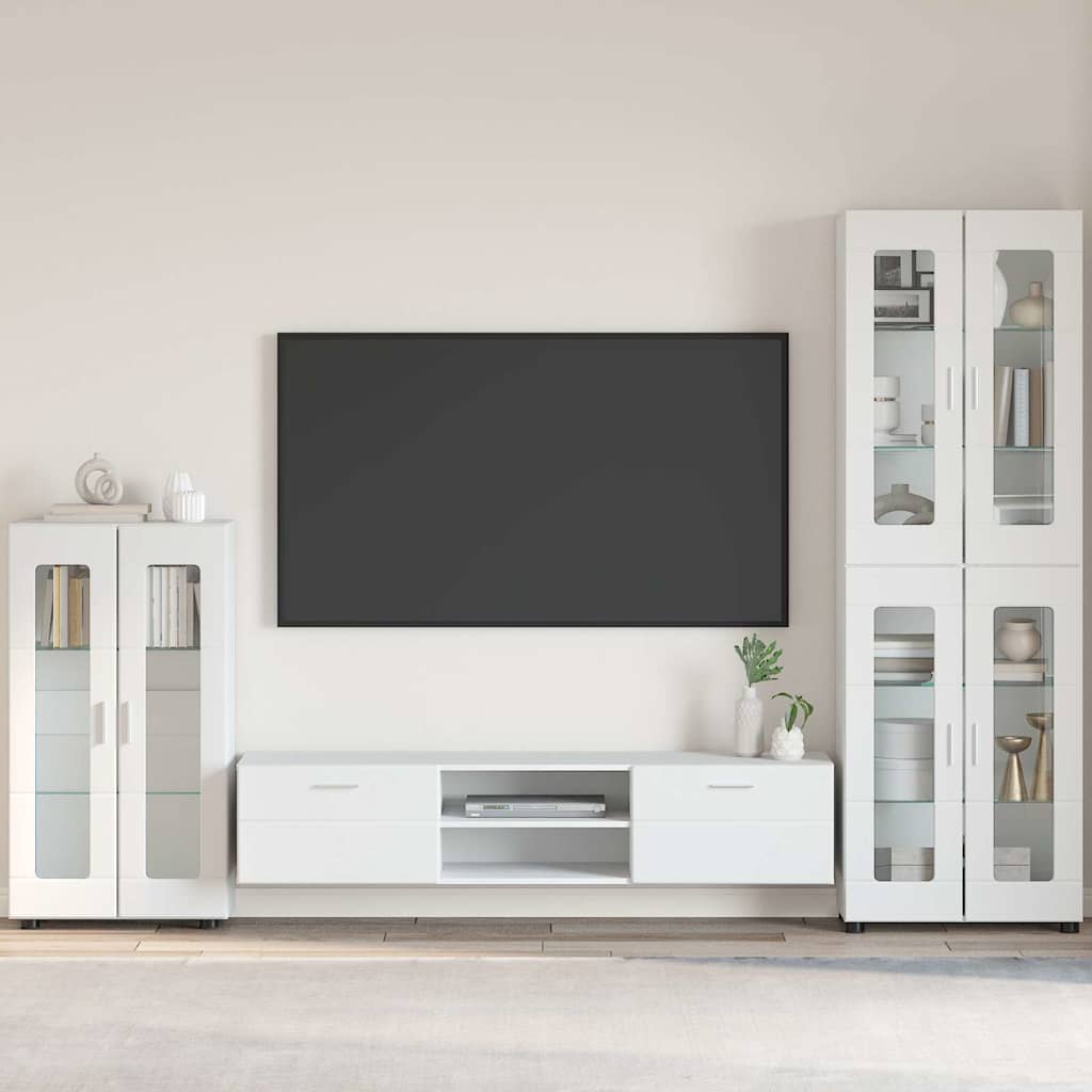 Sideboard FLORIN White 55.5 x 29 x 100 cm Engineered Wood