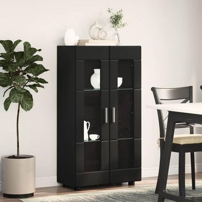 Sideboard FLORIN 55.5 x 29 x 100 cm Black Engineered Wood