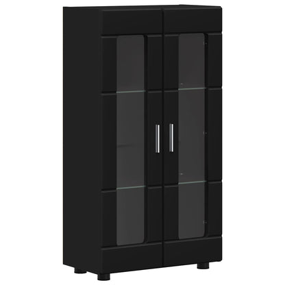 Sideboard FLORIN 55.5 x 29 x 100 cm Black Engineered Wood