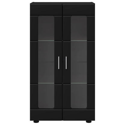 Sideboard FLORIN 55.5 x 29 x 100 cm Black Engineered Wood