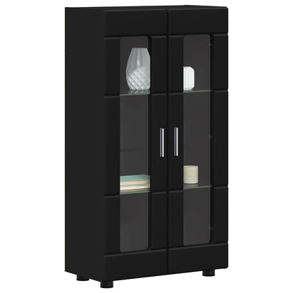 Sideboard FLORIN 55.5 x 29 x 100 cm Black Engineered Wood