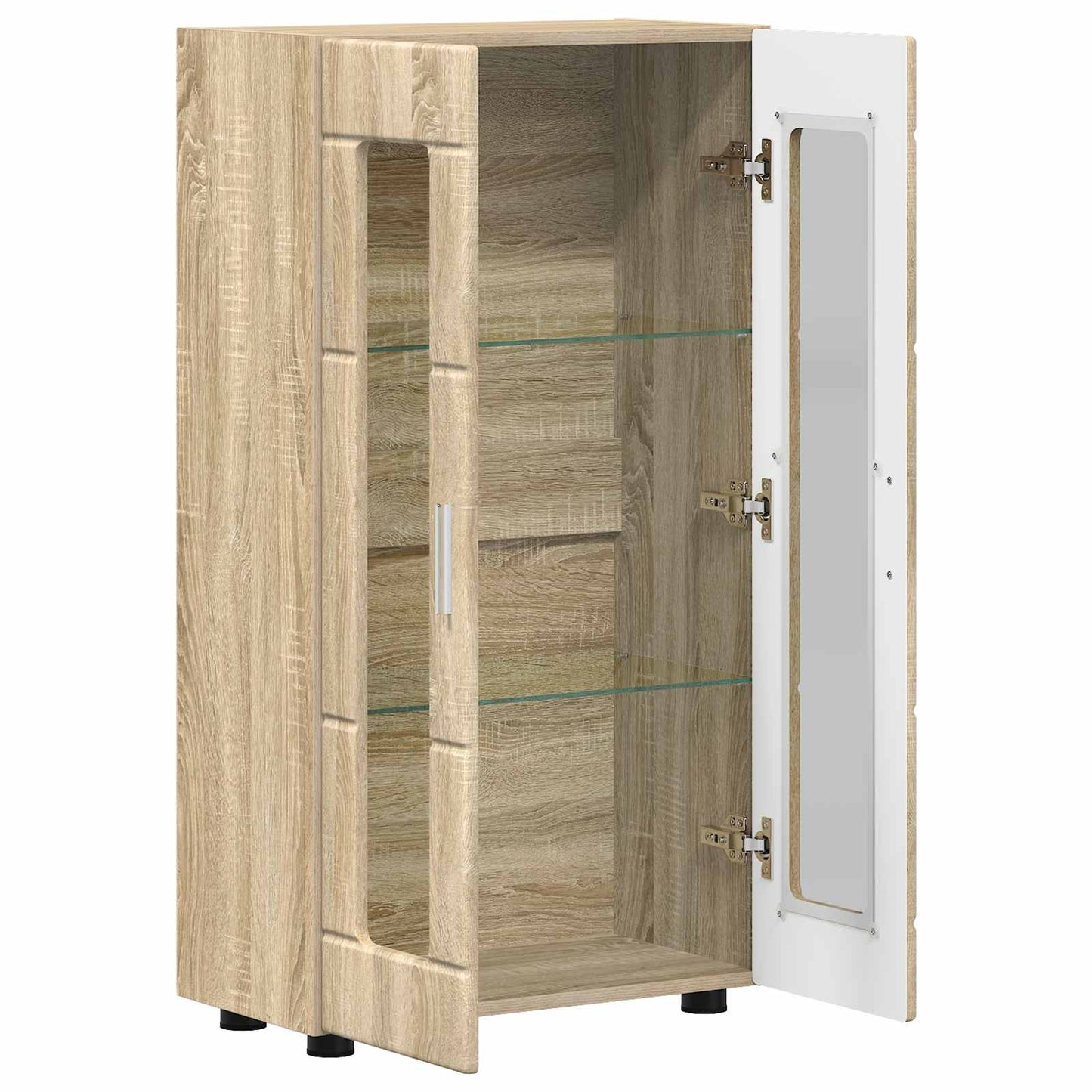 Sideboard FLORIN 55.5 x 29 x 100 cm Sonoma Oak Engineered Wood