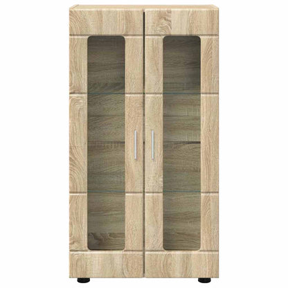 Sideboard FLORIN Sonoma Oak 55.5 x 29 x 100 cm Engineered Wood